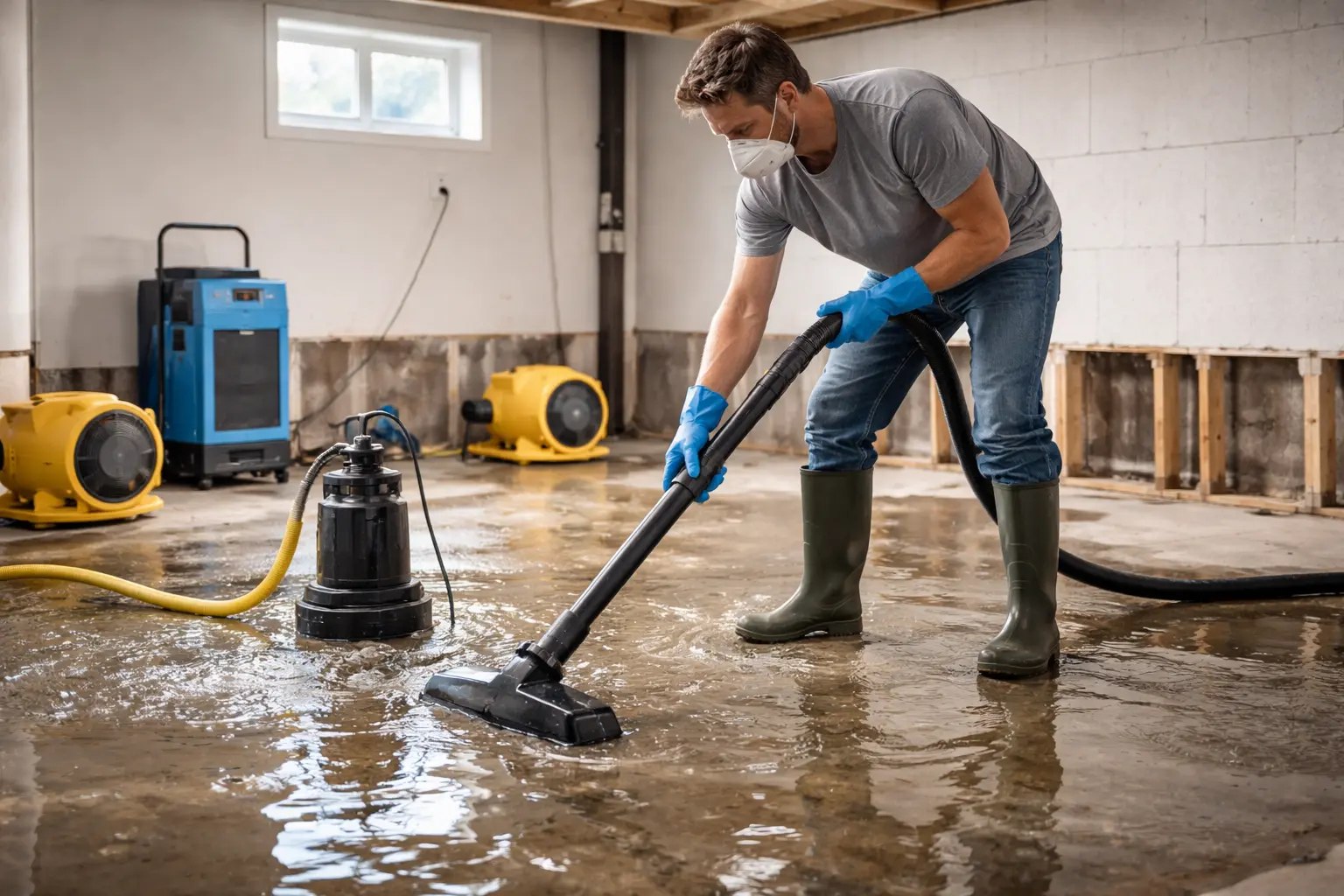 How to Clean a Flooded Basement: A Step-by-Step Homeowner Guide